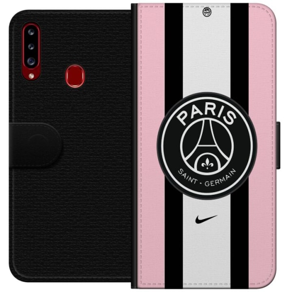 Samsung Galaxy A20s Lompakkokotelo Paris Saint-Germain F.C.