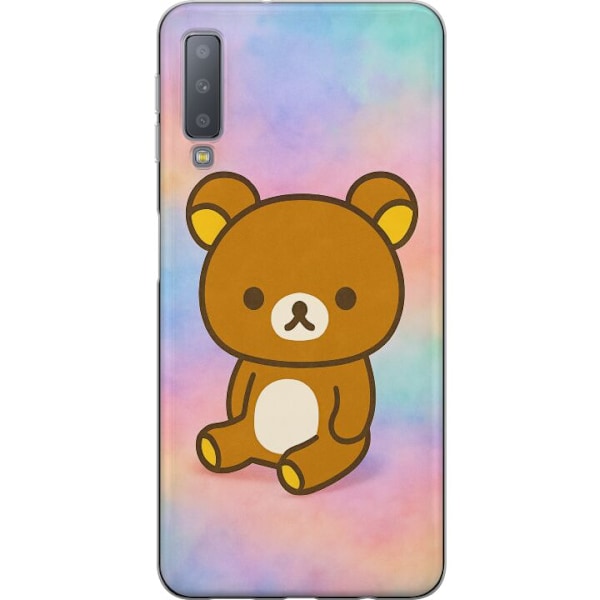 Samsung Galaxy A7 (2018) Genomskinligt Skal Kawaii Sanrio Rilakkuma