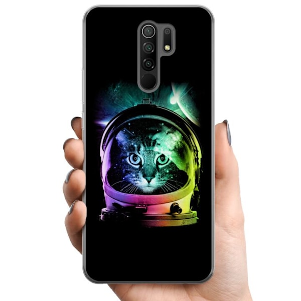 Xiaomi Redmi 9 TPU Mobilskal Space Cat