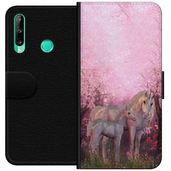 Huawei P40 lite E Tegnebogsetui Enicorn