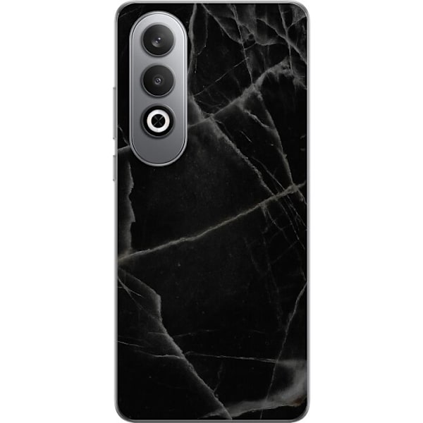 OnePlus Nord CE4 Läpinäkyvä kuori Musta marmori