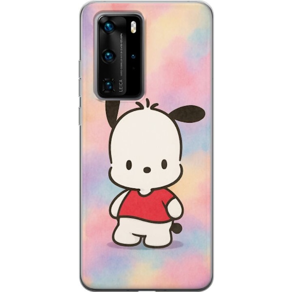 Huawei P40 Pro Genomskinligt Skal Kawaii Sanrio Pochacco
