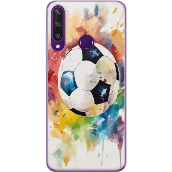 Huawei Y6p Gjennomsiktig deksel Fotball