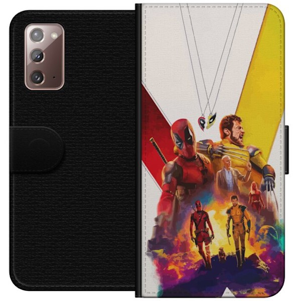 Samsung Galaxy Note20 Lommeboketui Wolverine Deadpool