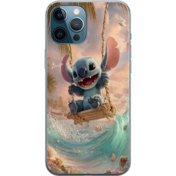 Kompatibel Mobilcover til Apple iPhone 12 Pro Max Disney Stitch blå alien sød figur samlerobjekt