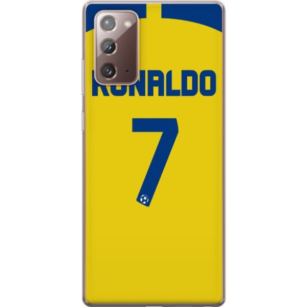 Samsung Galaxy Note20 Läpinäkyvä kuori Ronaldo