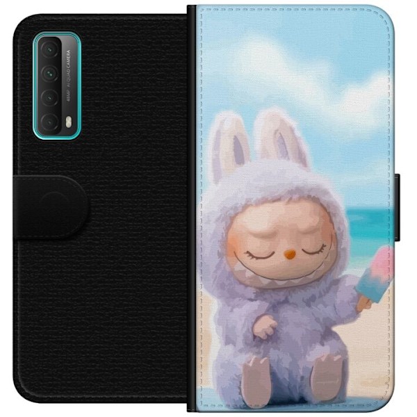 Huawei P smart 2021 Lompakkokotelo Labubu Vaaleanpunainen Tunnelma