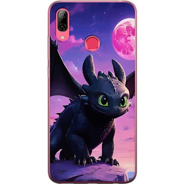 Huawei Y7 (2019) Genomskinligt Skal How to Train Your Dragon (Draktränaren)