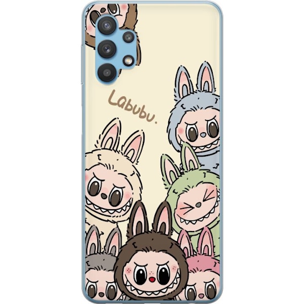 Samsung Galaxy A32 5G Läpinäkyvä kuori Labubu Pastel Collec