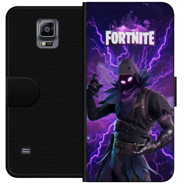 Samsung Galaxy Note 4 Lompakkokotelo Fortnite Raven