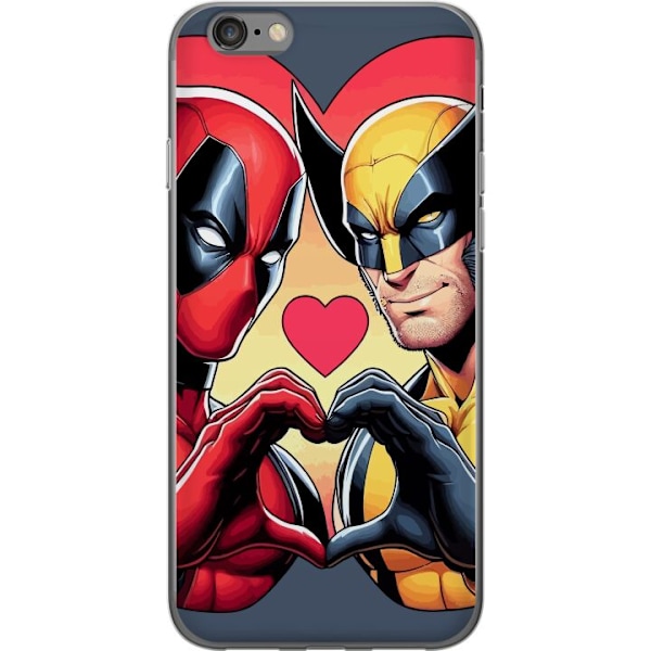 Apple iPhone 6 Gennemsigtig cover Alle hjerternes dag Wolverin