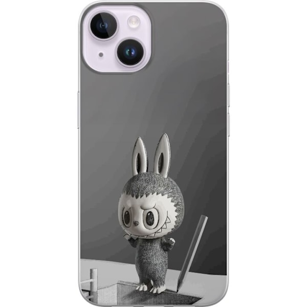 Apple iPhone 15 Läpinäkyvä kuori Pop Mart MEGA LABUBU LABUB