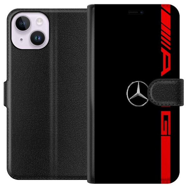 Apple iPhone 15 Lommeboketui Mercedes-Benz