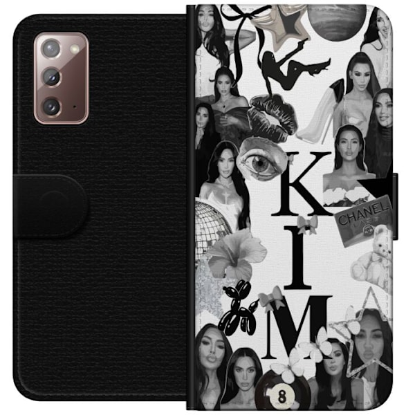 Samsung Galaxy Note20 Plånboksfodral Kim Kardashian – Aesth