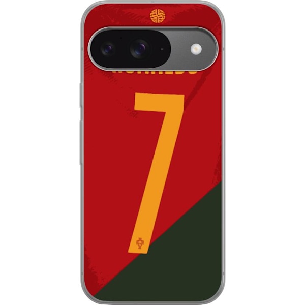 Google Pixel 9 Genomskinligt Skal Ronaldo