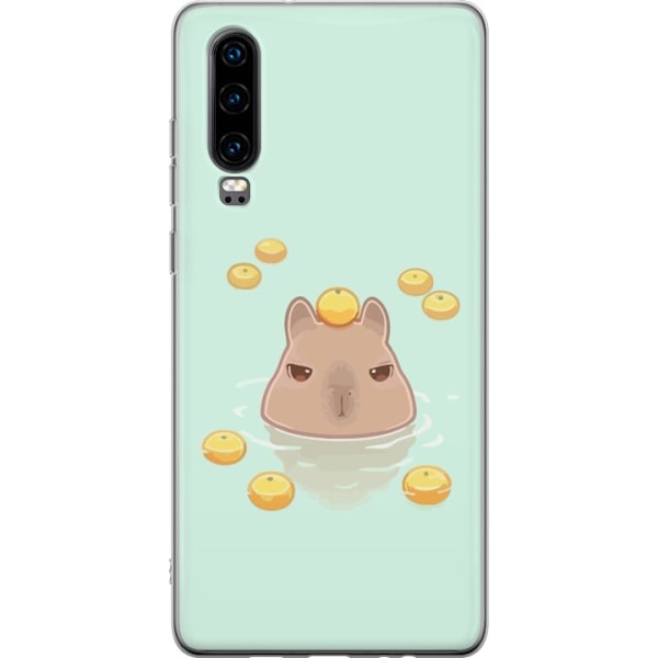 Huawei P30 Läpinäkyvä kuori Capybara