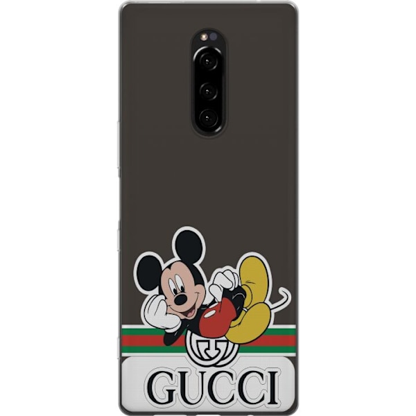 Sony Xperia 1 Gjennomsiktig deksel Gucci Musse Pig