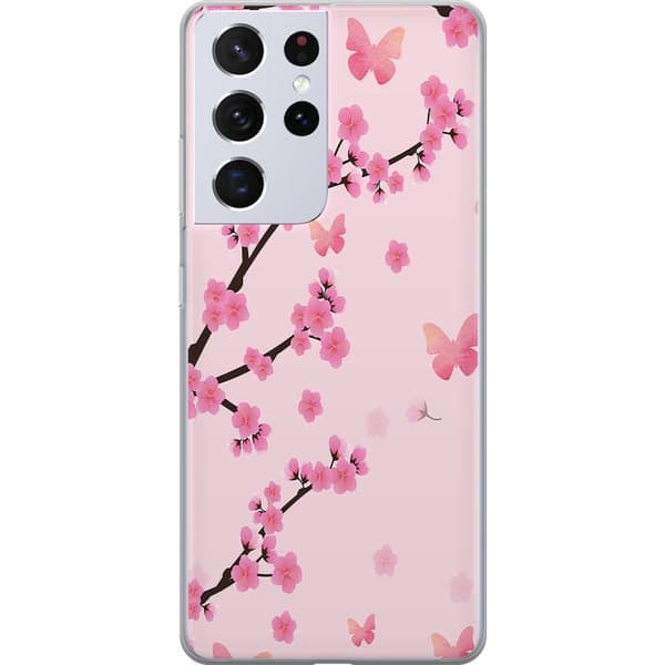 Kompatibelt Mobildeksel til Samsung Galaxy S21 Ultra 5G Blomster