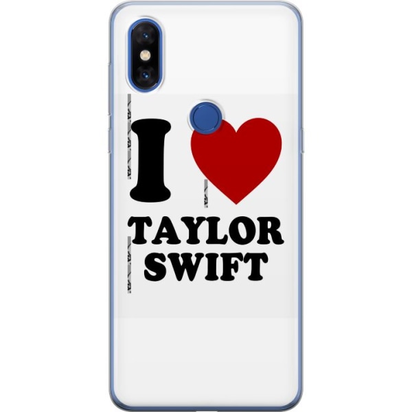Xiaomi Mi Mix 3 Läpinäkyvä kuori Taylor Swift