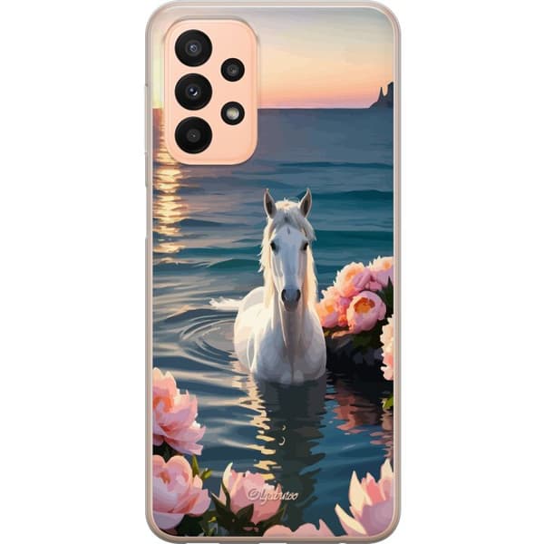 Kompatibelt Mobildeksel til Samsung Galaxy A23 Badede hest