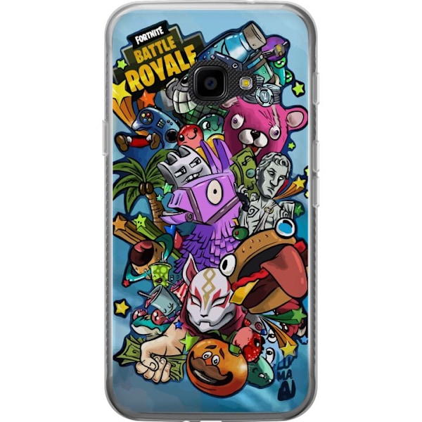 Samsung Galaxy Xcover 4 Läpinäkyvä kuori Fortnite