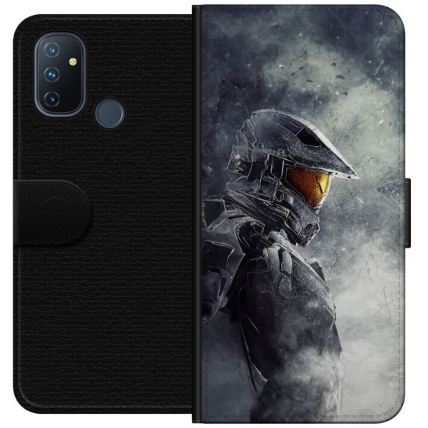 OnePlus Nord N100 Tegnebogsetui Fortnite - Master Chief