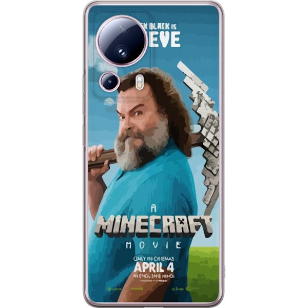 Xiaomi 13 Lite Läpinäkyvä kuori Minecraft-elokuva