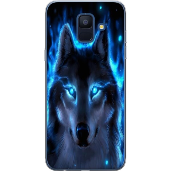 Samsung Galaxy A6 (2018) Gjennomsiktig deksel ulv