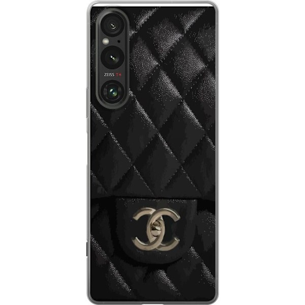 Sony Xperia 1 V Genomskinligt Skal Chanel Black