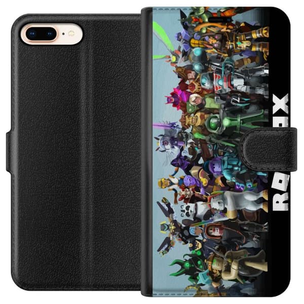 Kompatibel Tegnebogsetui til Apple iPhone 7 Plus Roblox-hold