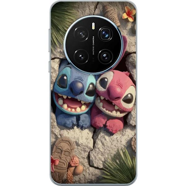 Honor Magic7 Pro Läpinäkyvä kuori Stitch Angel Lilo & Stitch Motiivi Disney Rakkaus Sarjakuvahahmo Suosittu Sininen Avaruusolio Hauska Disney-eloku