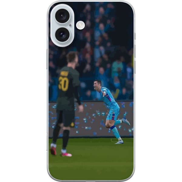 Apple iPhone 16 Plus Gjennomsiktig deksel Cristiano Ronaldo