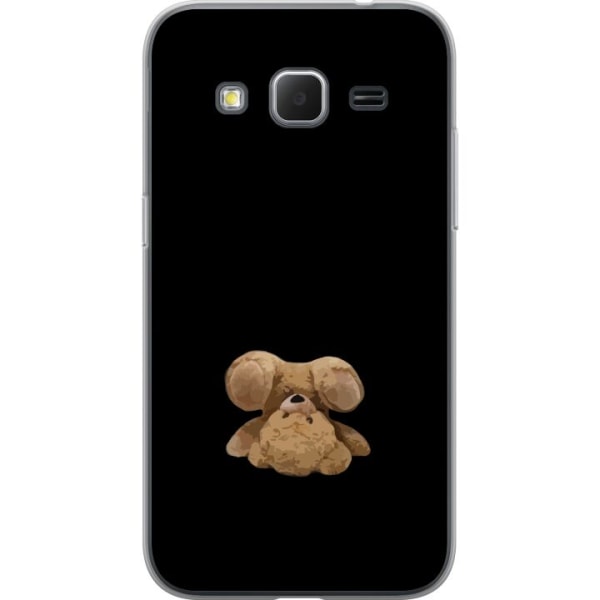 Samsung Galaxy Core Prime Gennemsigtig cover Op og ned bjørn