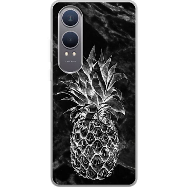 OnePlus Nord CE4 Lite Gjennomsiktig deksel Marmor Ananas