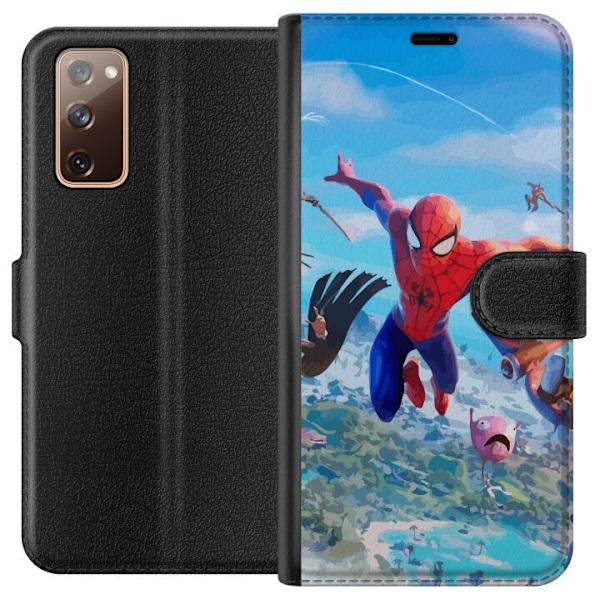 Samsung Galaxy S20 FE Lommeboketui Fortnite Spiderman