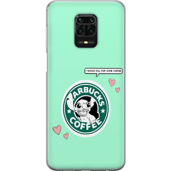 Kompatibel Mobilcover til Xiaomi Redmi Note 9S Stitch Kaffe