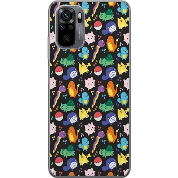 Xiaomi Redmi Note 10 Gennemsigtig cover Pokemon