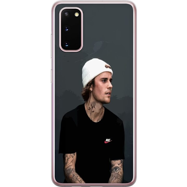 Samsung Galaxy S20 Gjennomsiktig deksel Justin Bieber