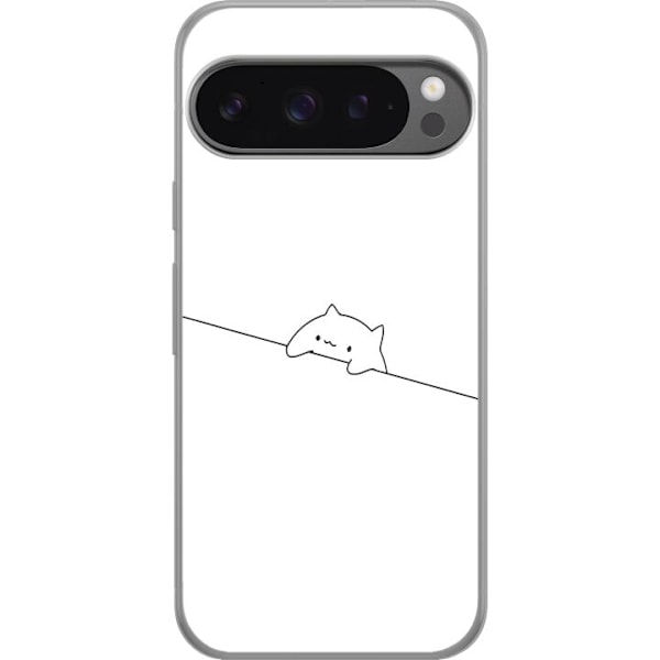 Google Pixel 9 Pro XL Gjennomsiktig deksel Hjelp Katt