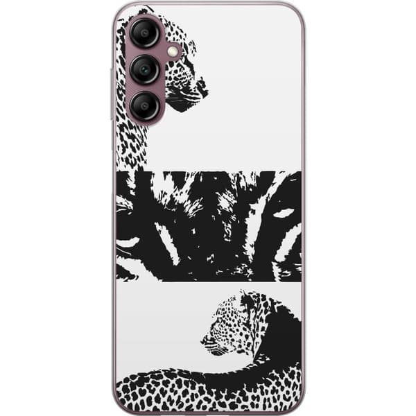 Kompatibelt Mobildeksel til Samsung Galaxy A14 5G Leopard Faces