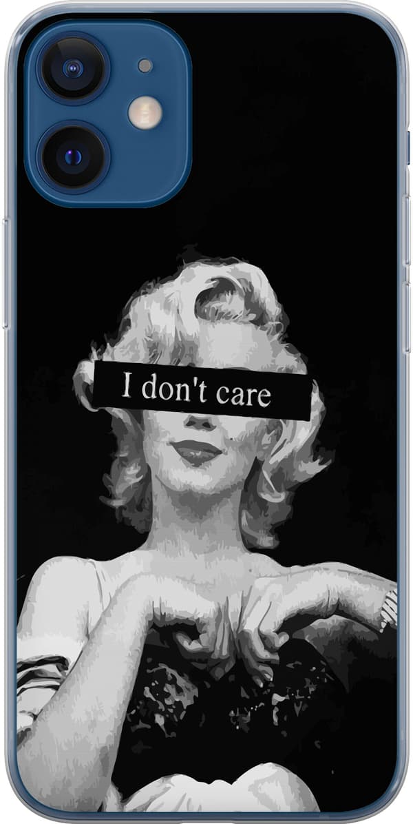 Kompatibelt Mobilskal till Apple iPhone 12 mini I don't care