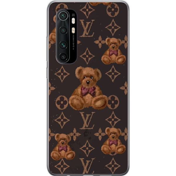 Xiaomi Mi Note 10 Lite Läpinäkyvä kuori Louis Vuitton Teddykarhu Kuvio Ylellinen Muotisuunnittelu Suosittu Motiivi Muoti-Trendi Ylelliset Asusteet