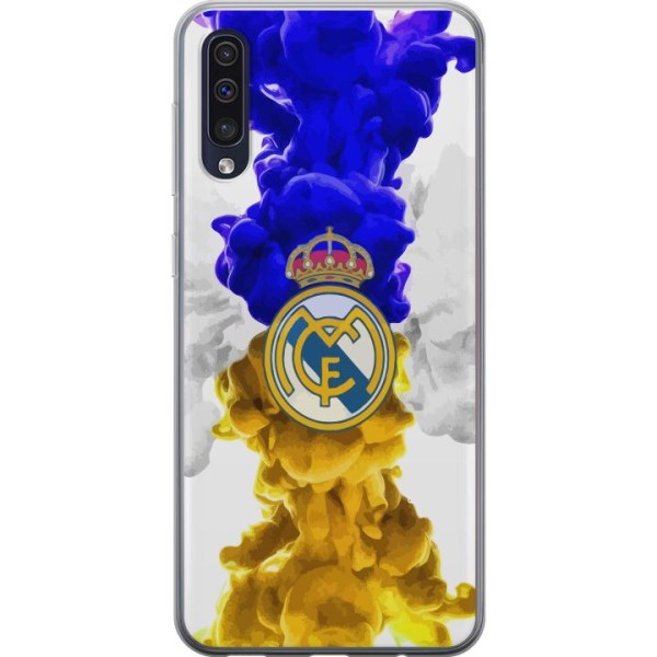 Samsung Galaxy A50 Genomskinligt Skal Real Madrid Färger