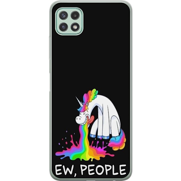 Samsung Galaxy A22 5G Läpinäkyvä kuori EW People Unicorn