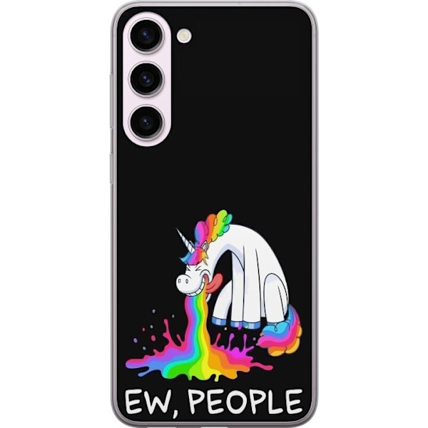 Samsung Galaxy S23+ Läpinäkyvä kuori EW People Unicorn