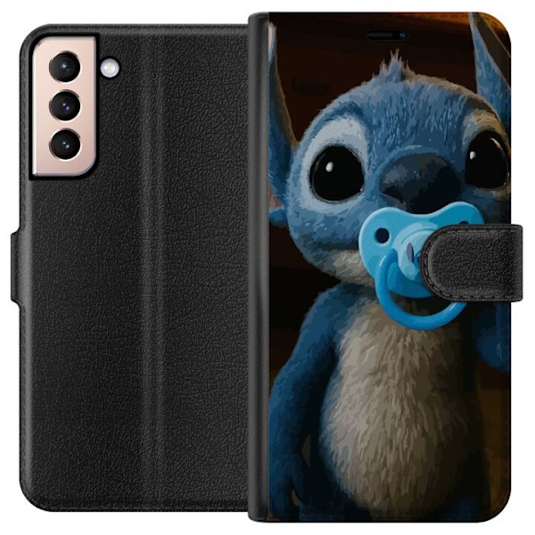 Samsung Galaxy S21 Lompakkokotelo Stitch & Napp - vauvateema s