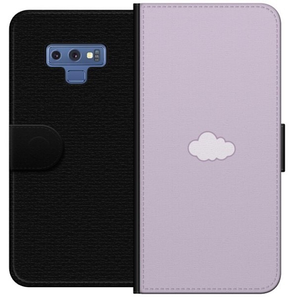 Samsung Galaxy Note9 Lompakkokotelo Lila Pilvi - minimalistine
