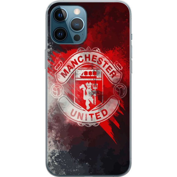 Apple iPhone 12 Pro Max Gennemsigtig cover Manchester United F