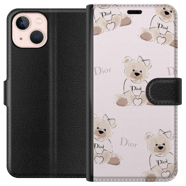 Apple iPhone 13 Tegnebogsetui Teddy Dior Vibes - luksuriøs ba