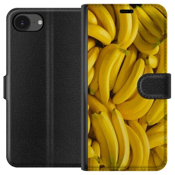 Apple iPhone 16e Plånboksfodral Banana Pattern – lekfullt m